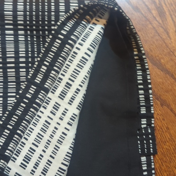 Banana Republic Black White Layered Overlay Sheath Sleeveless Pencil Dress Sz 4 - Picture 8 of 11